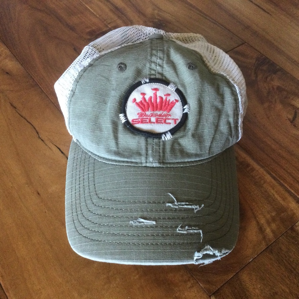 ✔️ Budweiser Select Distressed Hat Cap Adjustable